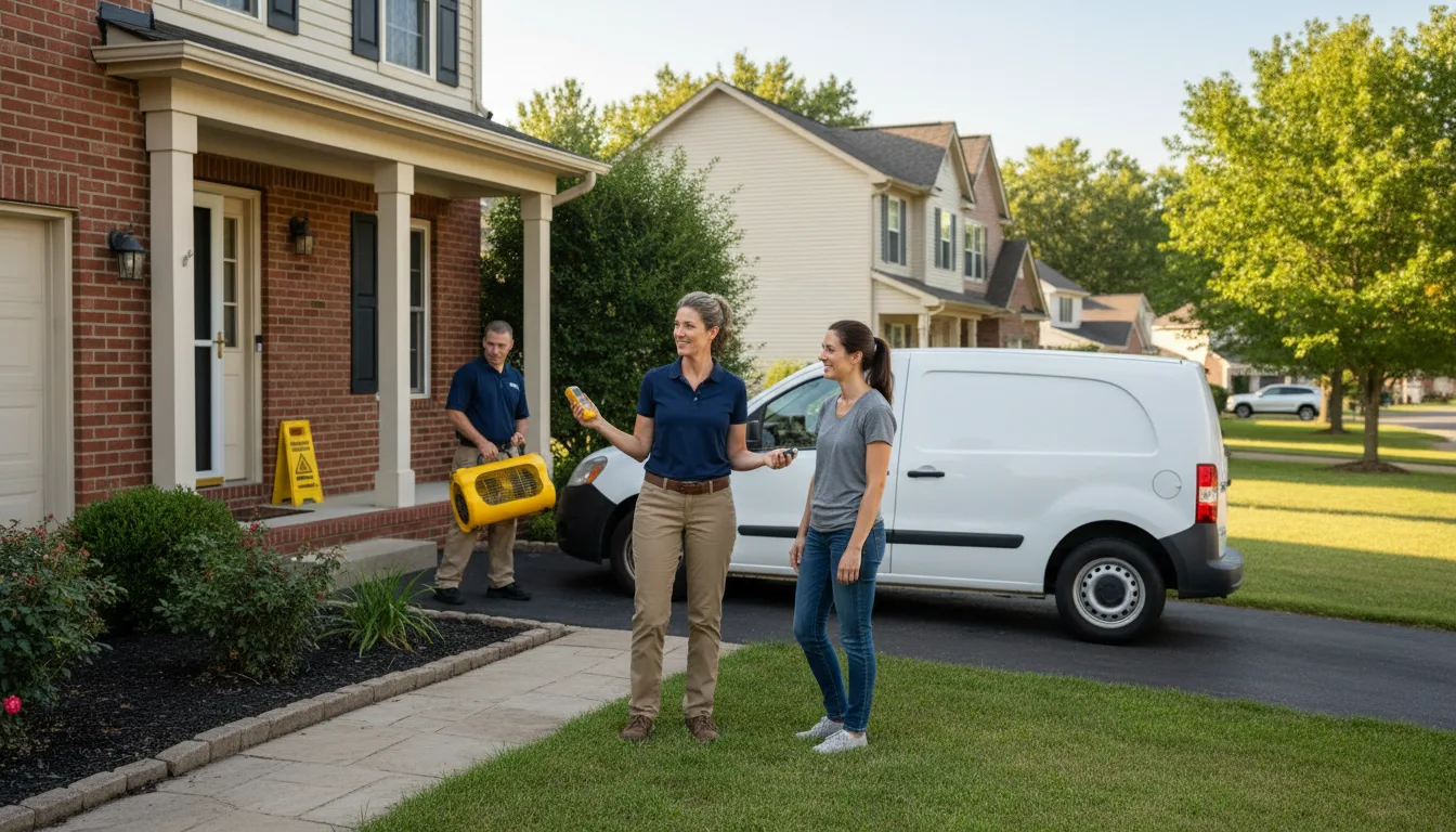 Residential water damage restoration in Sunrise Manor, NV